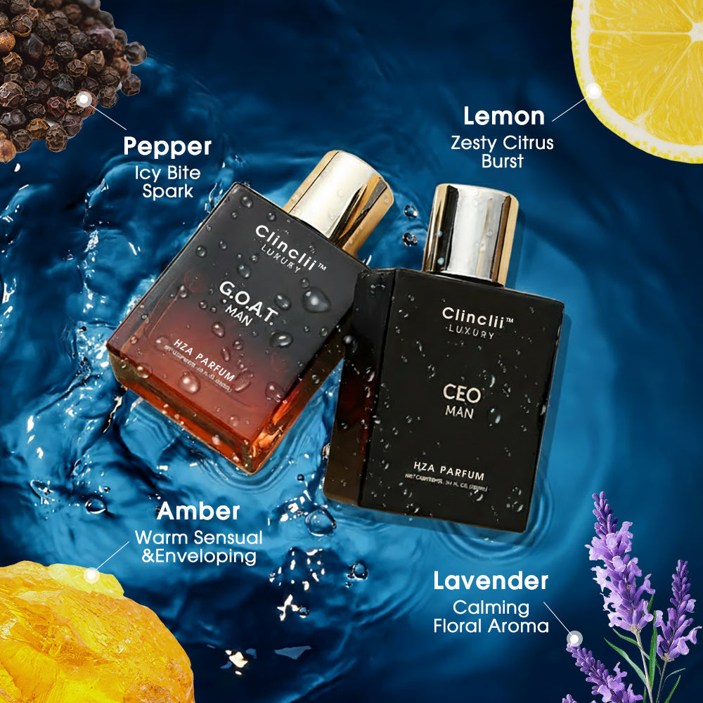 Final 3 Hours: 60%OFFđ„Gentlemenâs Fragrance Set with CEO MAN Perfume & G.O.A.T MAN Aroma