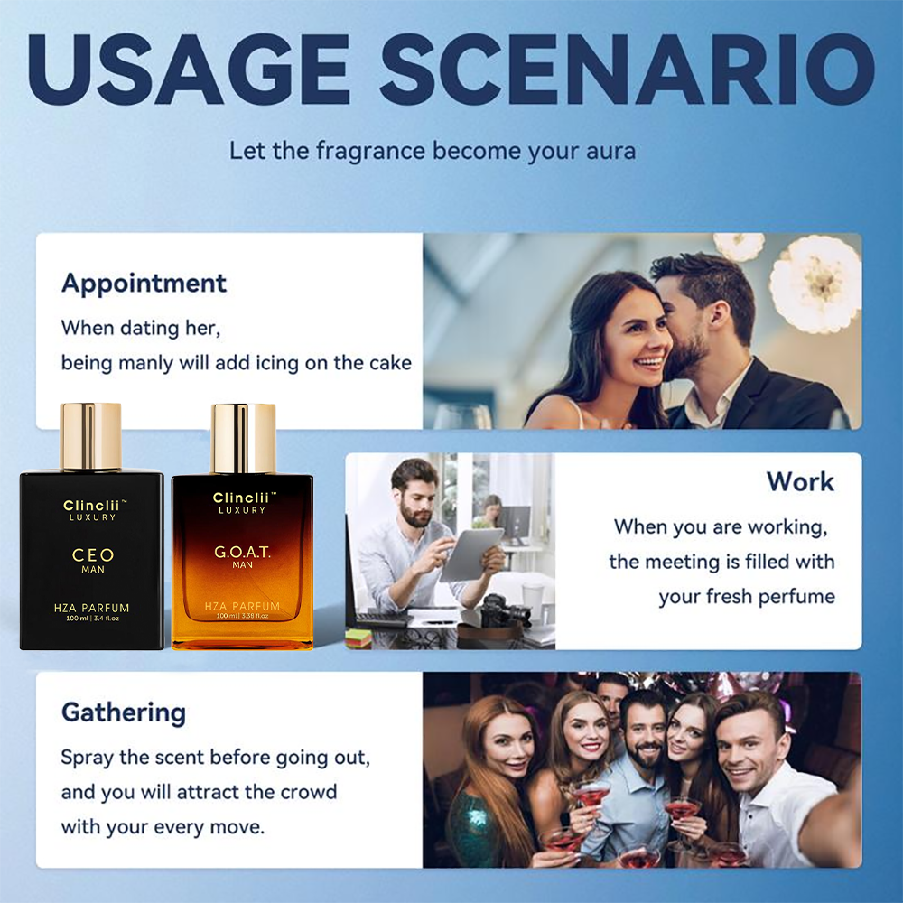Final 3 Hours: 60%OFFđ„Gentlemenâs Fragrance Set with CEO MAN Perfume & G.O.A.T MAN Aroma