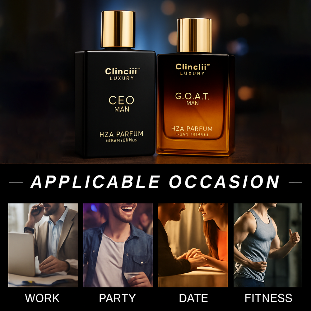 Final 3 Hours: 60%OFFđ„Gentlemenâs Fragrance Set with CEO MAN Perfume & G.O.A.T MAN Aroma